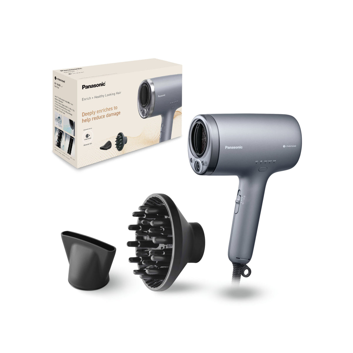 Panasonic nanoe™ and Mineral Ions 1600W Hair Dryer (EH-NA9N-H765)