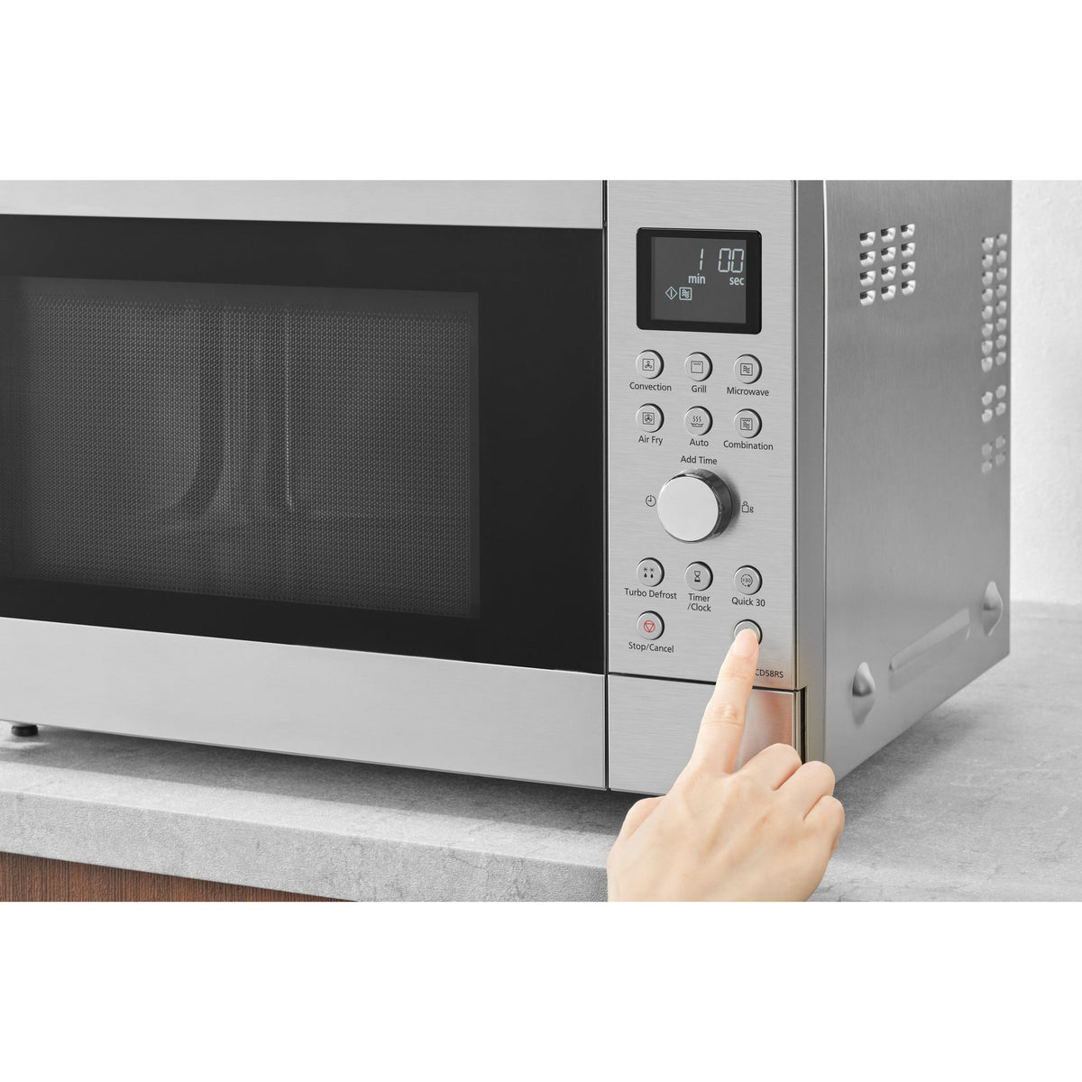 Panasonic 27L 4-in-1 Air Fry Convection Microwave - Silver (NN-CD58RS)