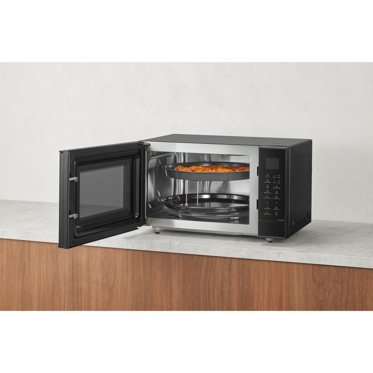 Panasonic 27L 4-in-1 Air Fry Convection Microwave - Black (NN-CT56RB)