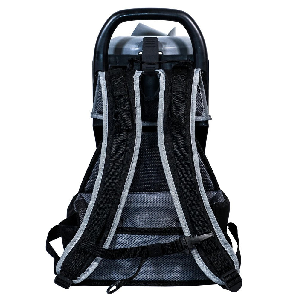 Ghibli T1 V3 Backpack Vacuum Cleaner 1450W Hepa Made in Italy - (Charcoal with Grey Lid)