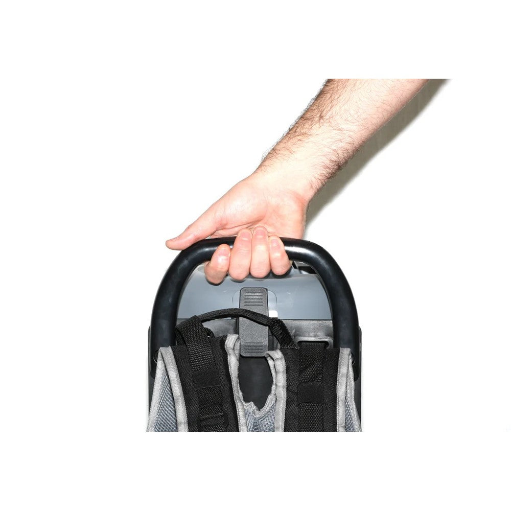 Ghibli T1 V3 Backpack Vacuum Cleaner 1450W Hepa Made in Italy - (Black with Grey Lid)